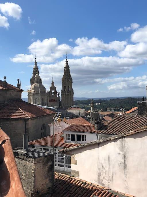 Atico Casco Antiguo En Plaza Cervantes Santiago de Compostela Dış mekan fotoğraf