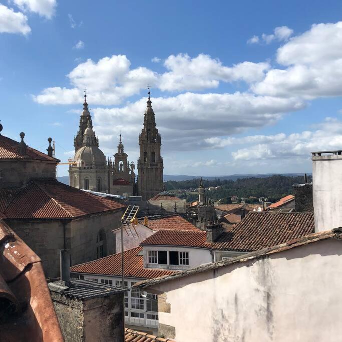 Atico Casco Antiguo En Plaza Cervantes Santiago de Compostela Dış mekan fotoğraf