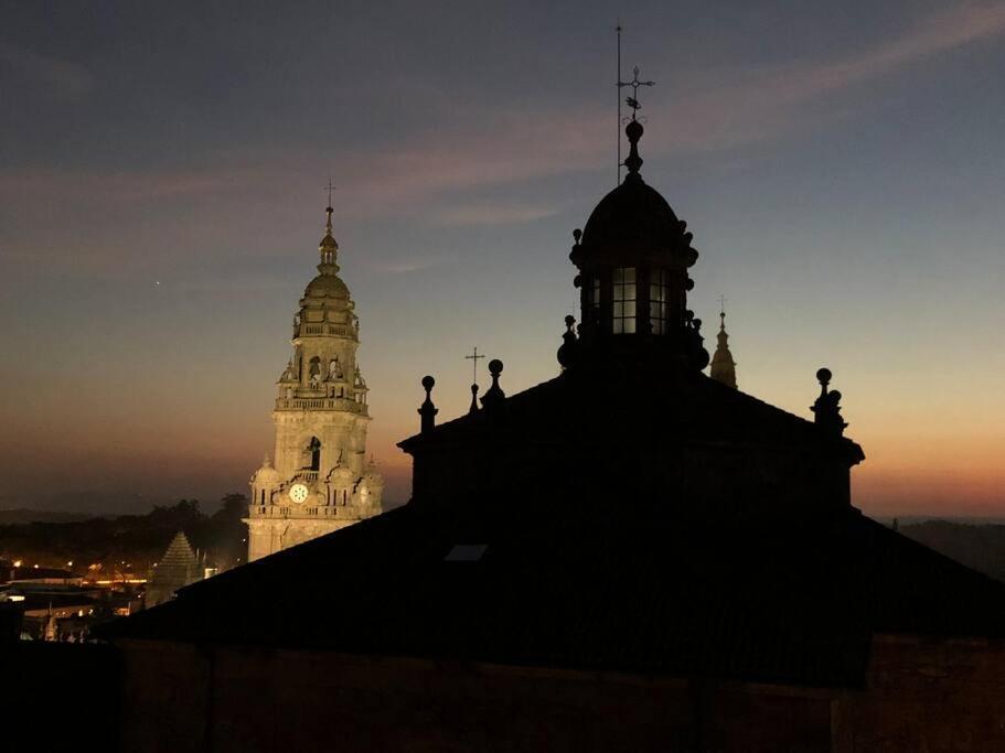 Atico Casco Antiguo En Plaza Cervantes Santiago de Compostela Dış mekan fotoğraf