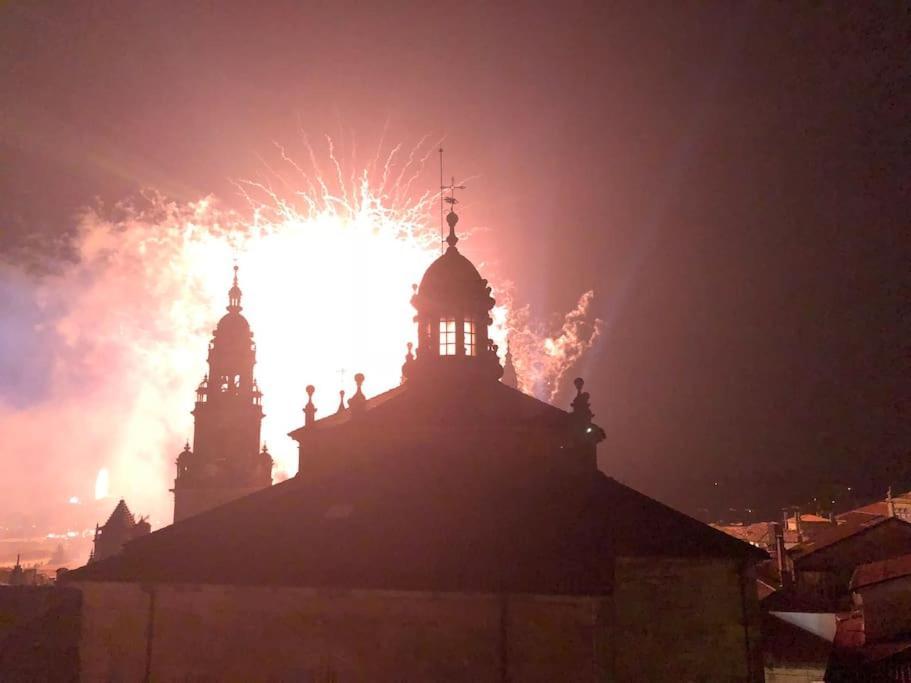 Atico Casco Antiguo En Plaza Cervantes Santiago de Compostela Dış mekan fotoğraf